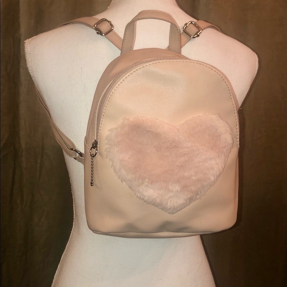 Pink Heart Mini Backpack - Picture 2 of 13